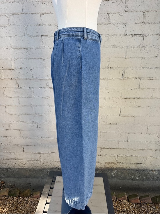 Free People We The Free Wide-Leg Denim Sailor Pants Size 27 - Picture 3 of 9